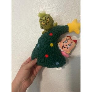 Dr Seuss The Grinch Stole Christmas Plush Tree Cindy Lou Who crinkle Toy pet